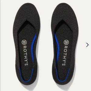 Black Rothy flats ! Like new!